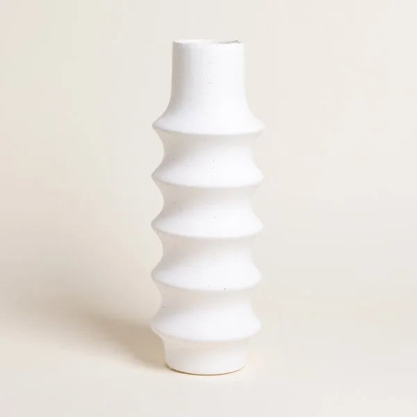 JARRON JHARI WHITE 35X12 CM