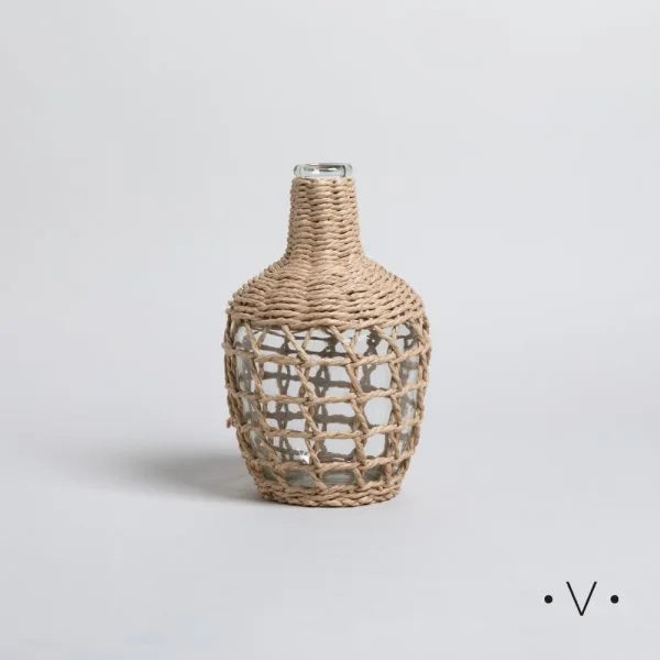 FLORERO BOTELLÓN NASHIK 26X15 CM