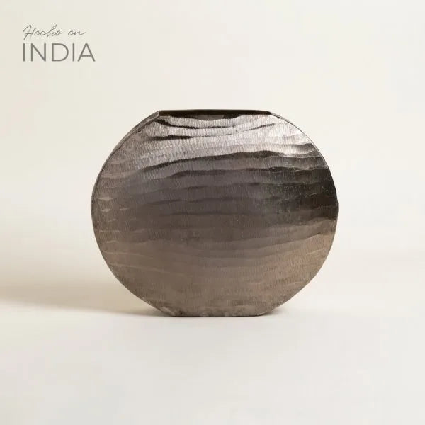 JARRON REDONDO RAIPUR 26X32 CM