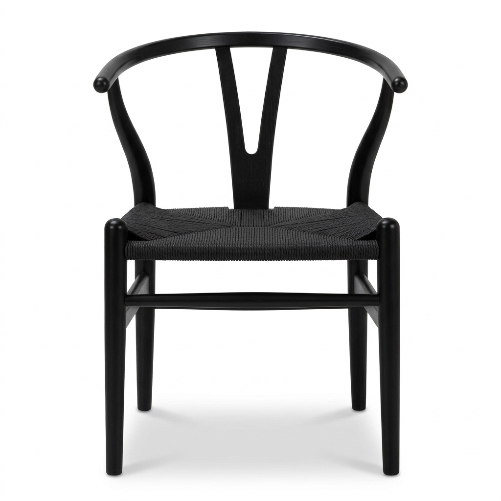 Silla Wishbone Full Black